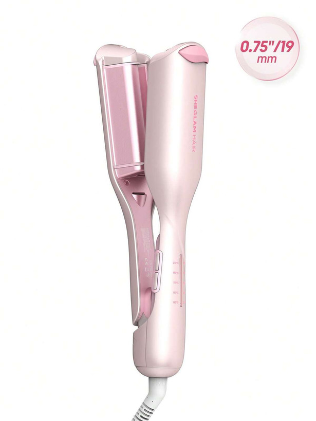 sheglam beach babe pink waver 19mm