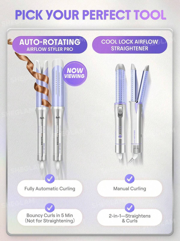 کرلی شیگلم Airflow Pro سایز 25