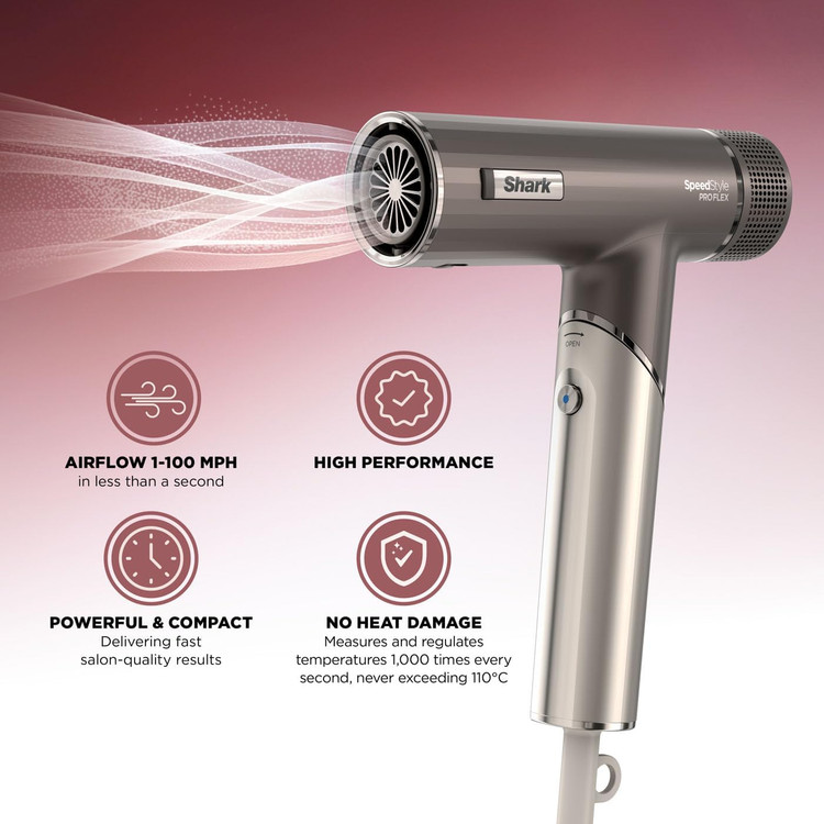 سشوار شارک نینجا مدل Shark SpeedStyle Pro Flex HD542