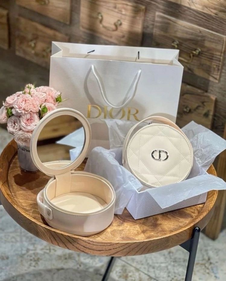 Dior makeup bag