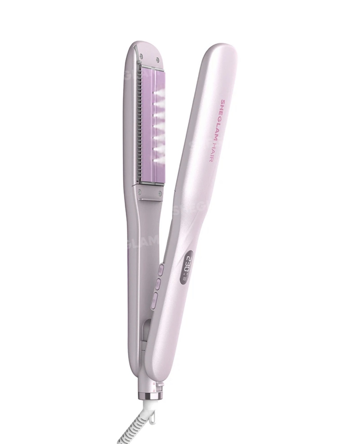 Sheglam steam iron اتو موی بخار شیگلم