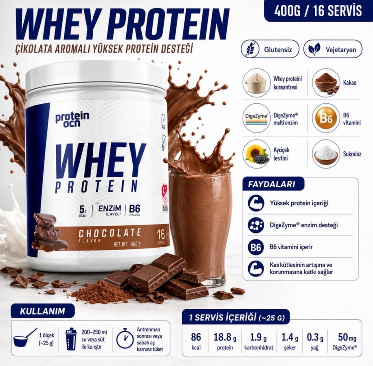 Protein OCN پروتئین وی ۴۰۰ گرم